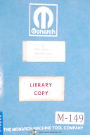 Monarch-Monarch Series 10 CNC Lathe Programming Manual Year (1967)-Series 10-01